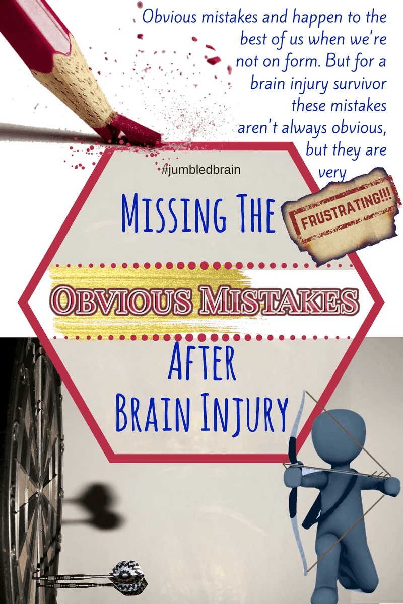 Obvious mistakes and happen to the best of us when we