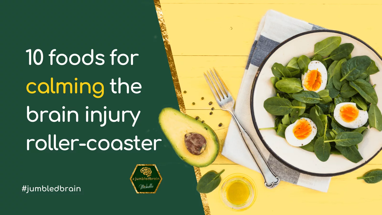 10 foods for calming the obligatory brain injury roller coaster